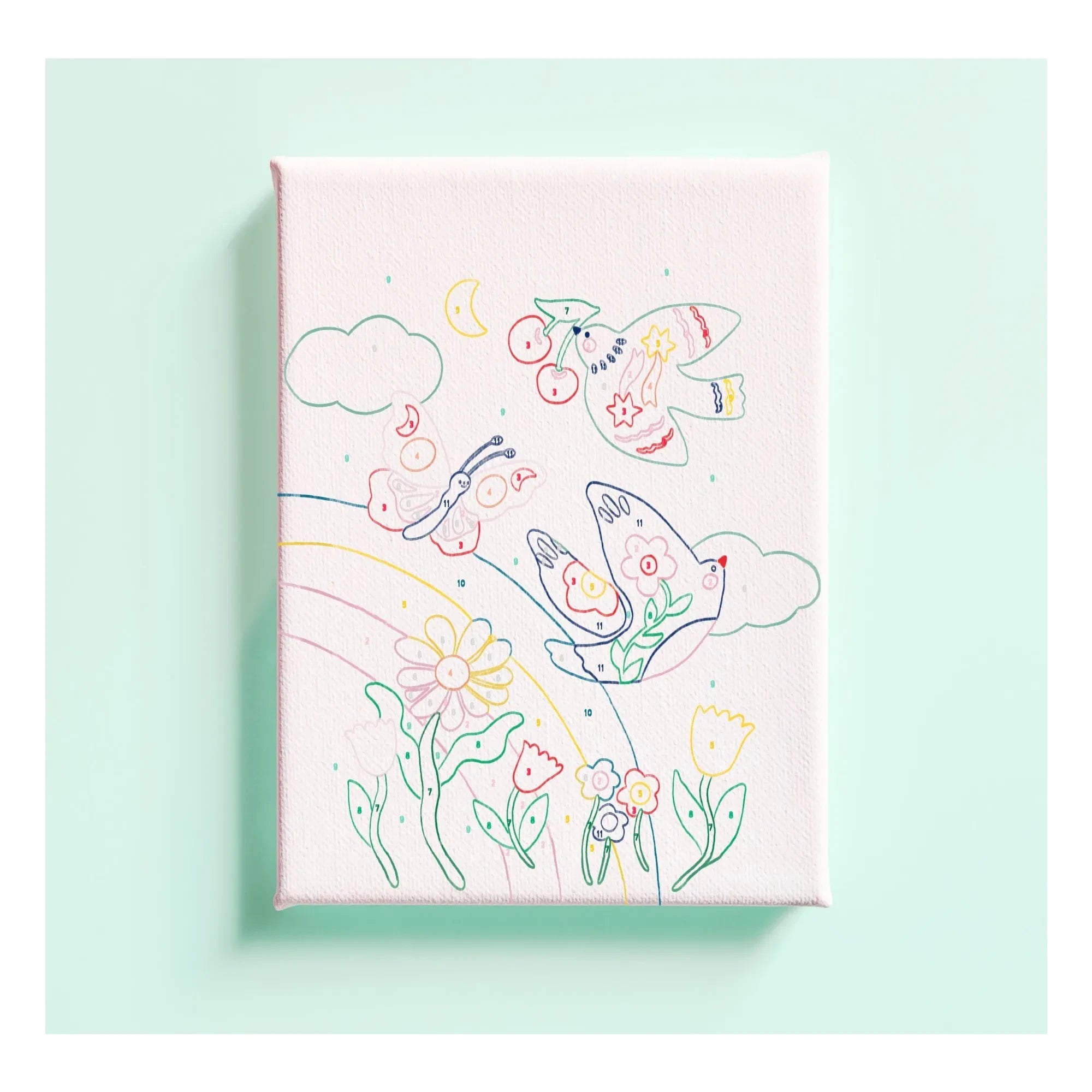 La Petite Épicerie - Pintura por números para niños - Primavera