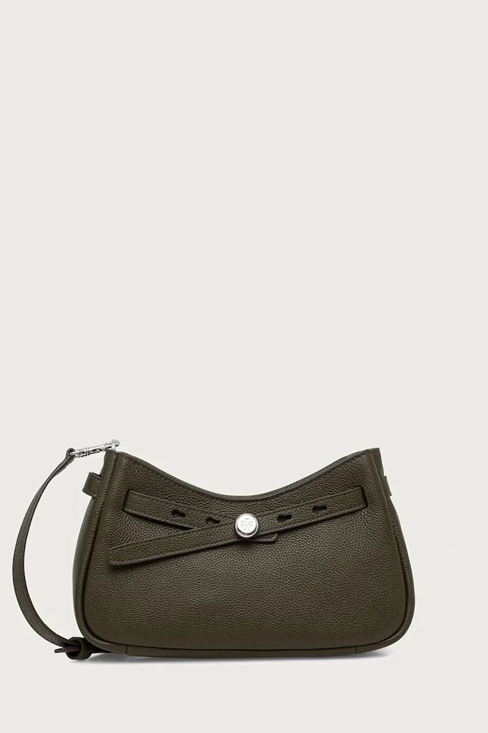 Bolso bandolera de piel Tory Burch Romy Zip para mujer
