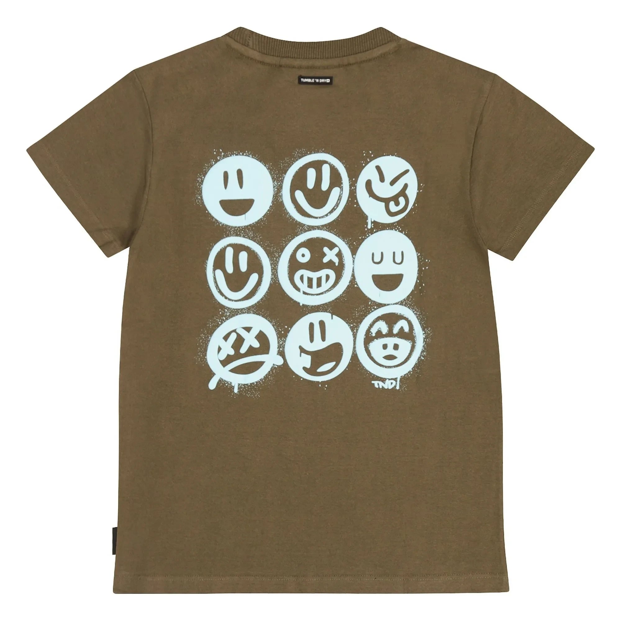 Tumble N'Dry - Camiseta Surface de algodón reciclado | Marrón caqui