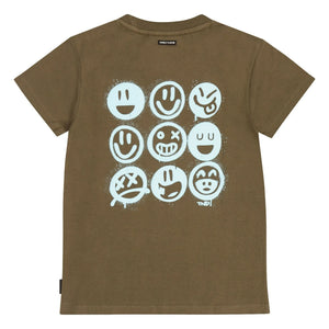 Tumble N'Dry - Camiseta Surface de algodón reciclado | Marrón caqui