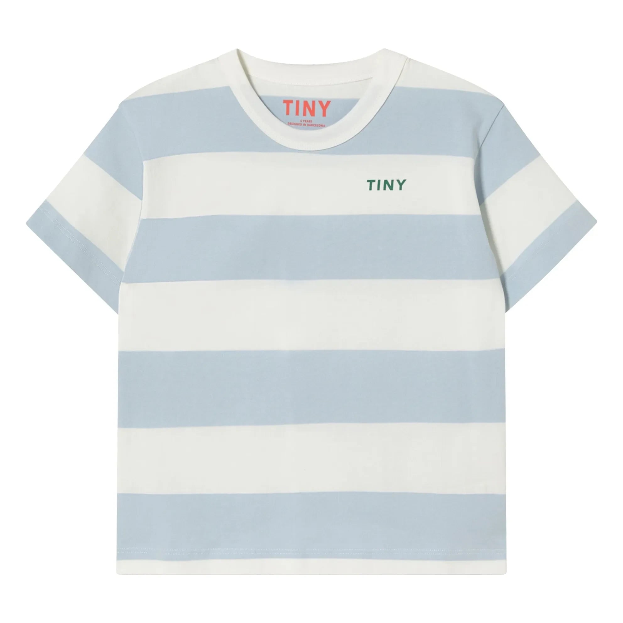 Tinycottons - Camiseta de rayas de algodón orgánico | Azul