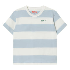 Tinycottons - Camiseta de rayas de algodón orgánico | Azul