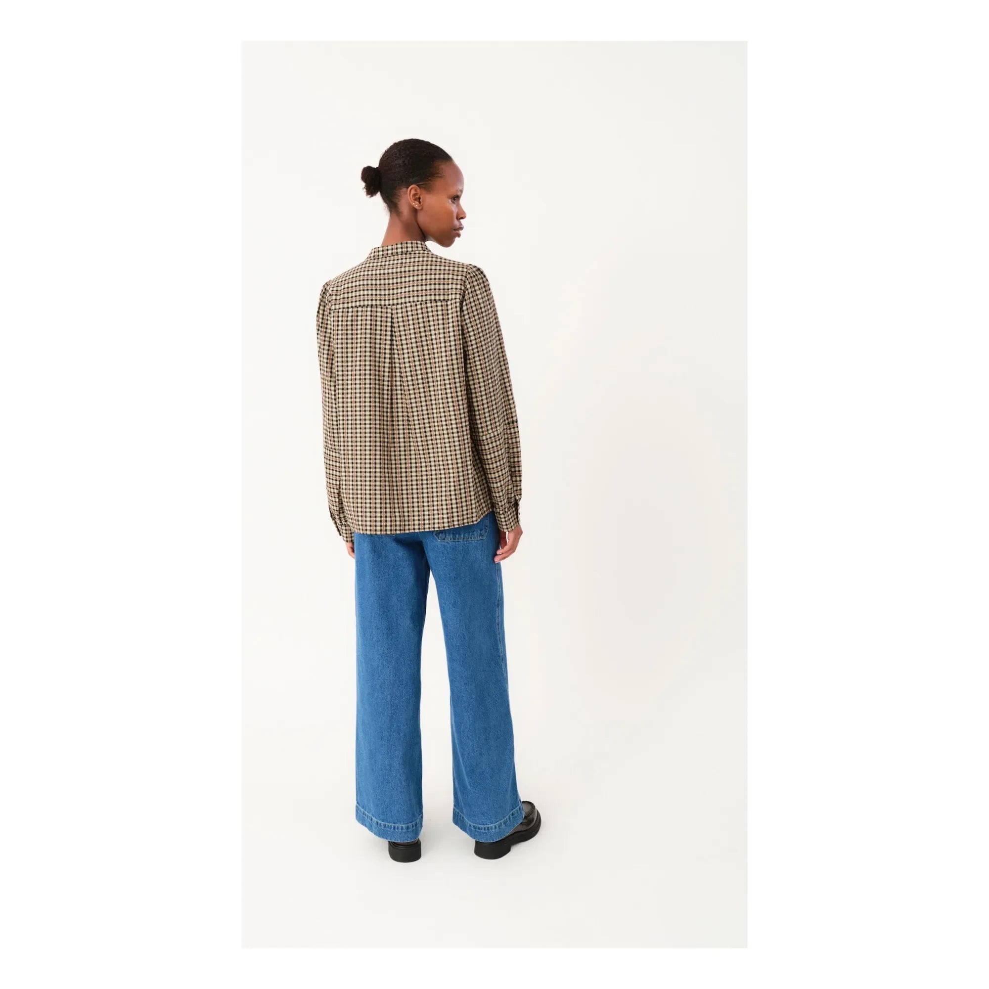 Lollys Laundry - Blouse Lina Kareli | Siyah