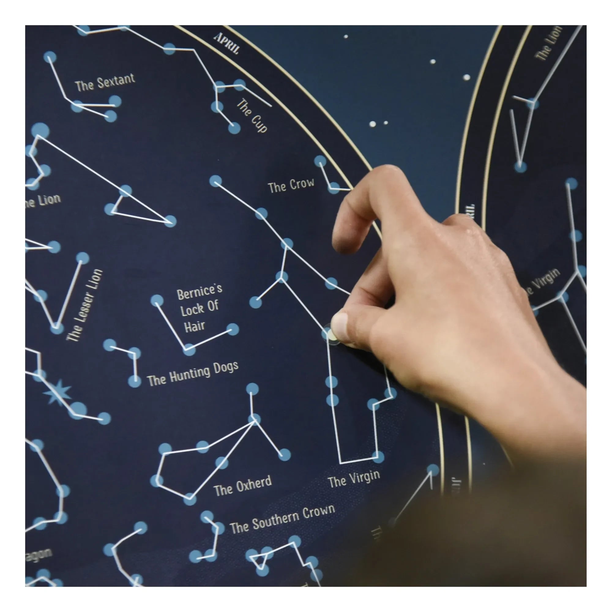 Poppik - Póster de constelaciones + Pegatinas