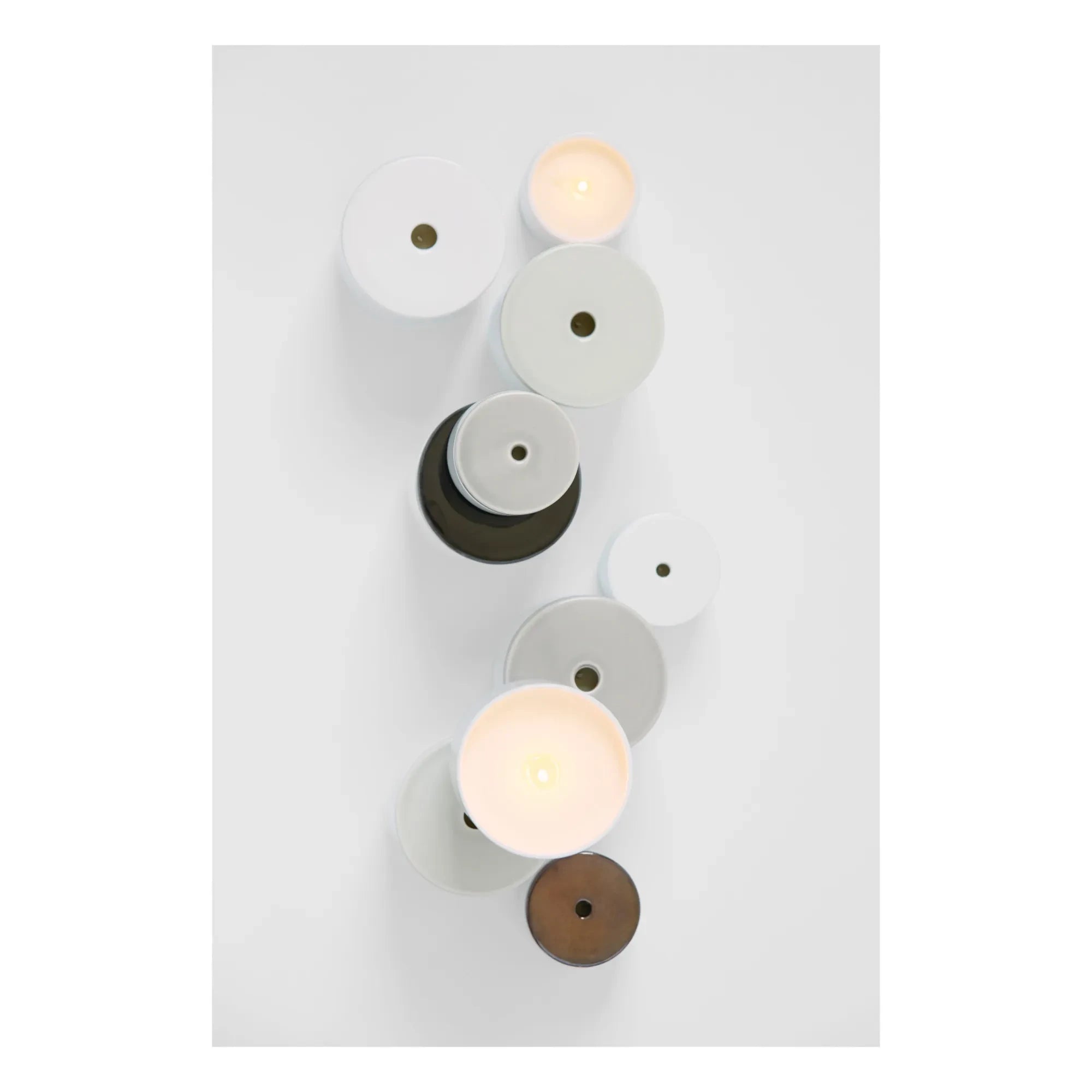 Night Space - True Black Candle - Primavera natural, Naranja