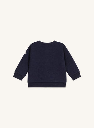 Petit Bateau - Cárdigan de algodón orgánico | Azul noche