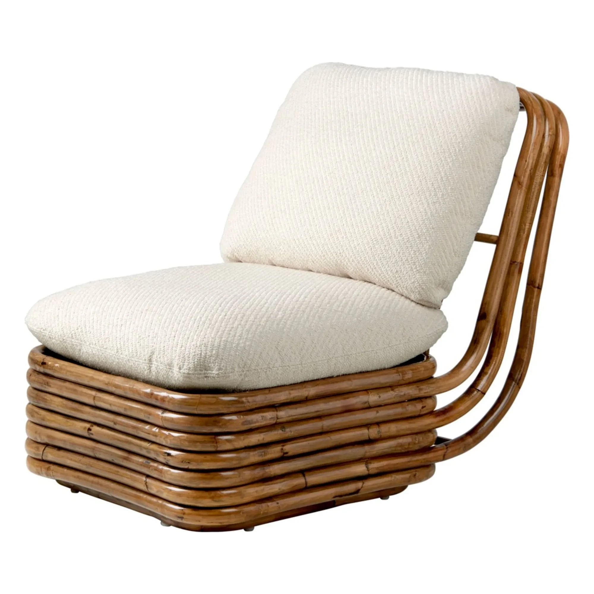 Gubi - Sillón lounge Bohemian 72, Gabriella Crespi | Blanco