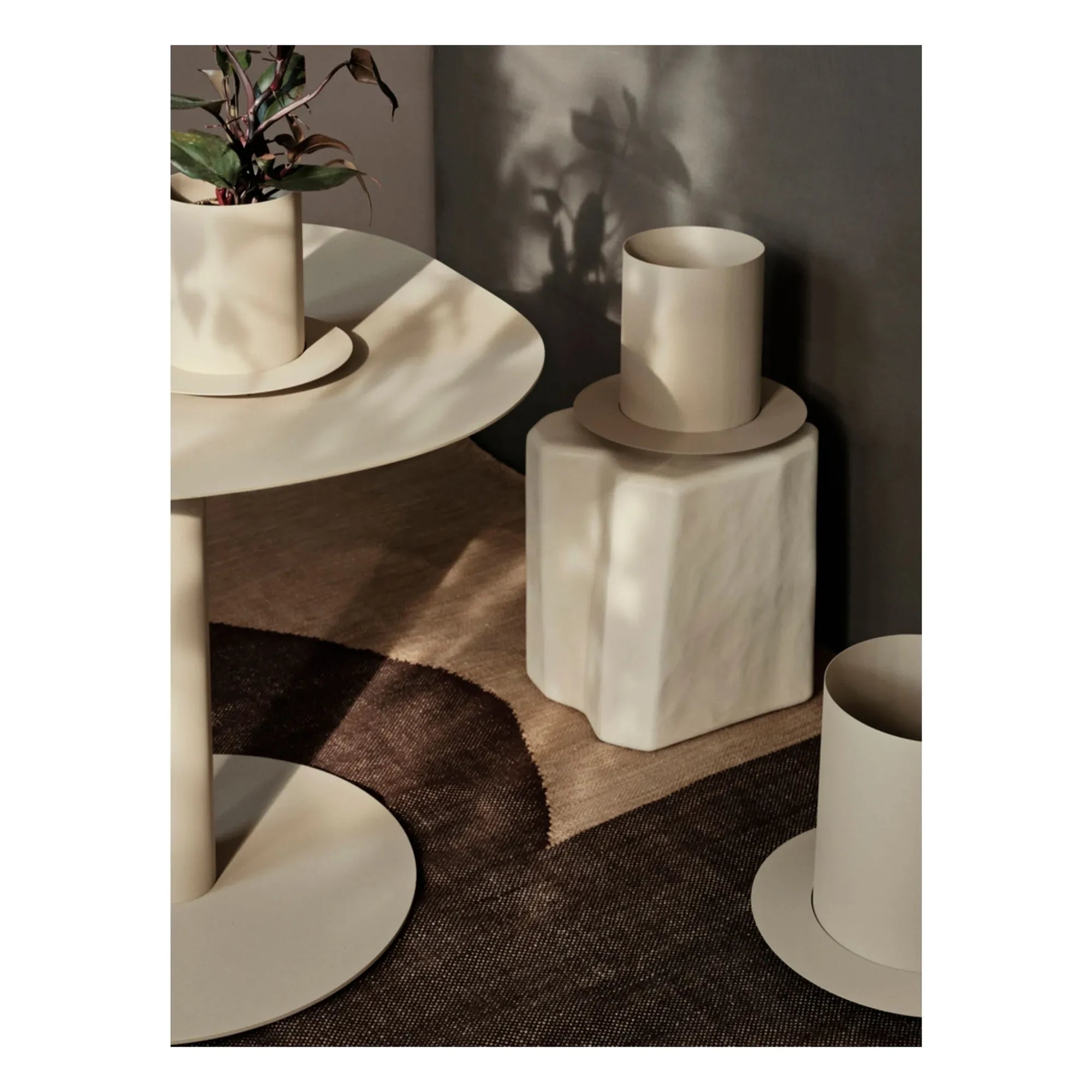 Ferm Living - Auran saksı | Bej