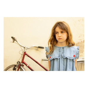 Louis Louise - Vestido Chambray Célestine | Azul Claro