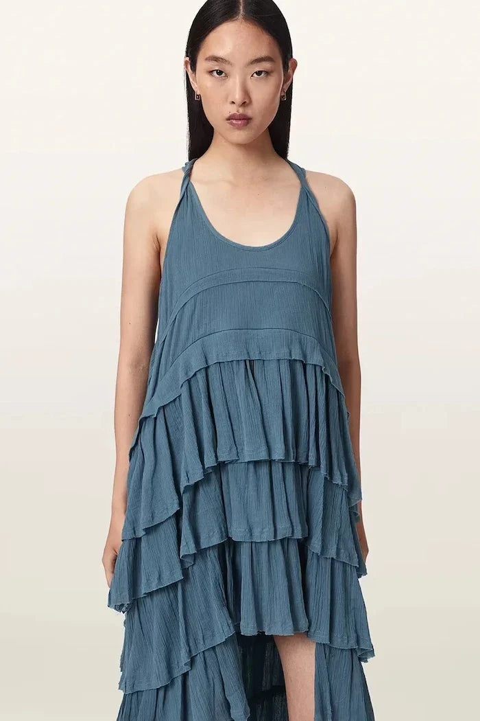 AllSaints vestido de algodón CAVARLY