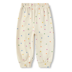 Molo - Simeon Jogger Hearts Algodón Orgánico | Crudo