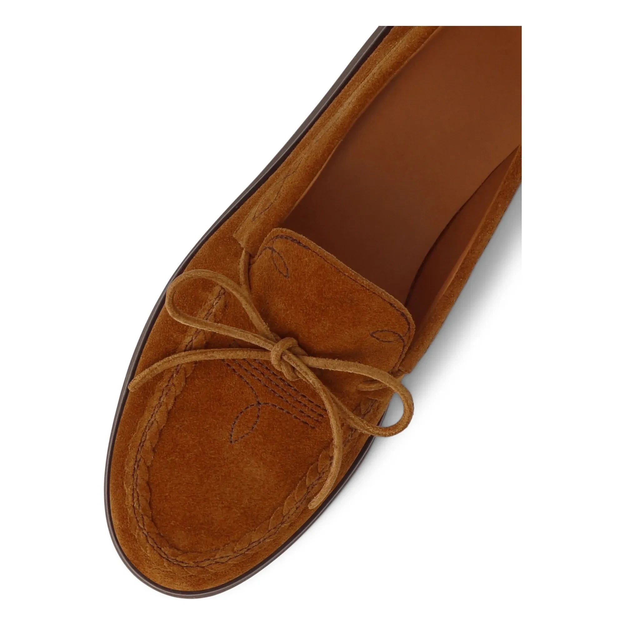 Socque Paris - Mocasines de ante Totem | Camel