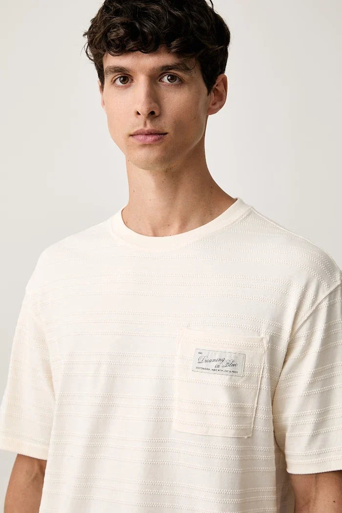Camiseta de algodón para hombre Scotch & Soda