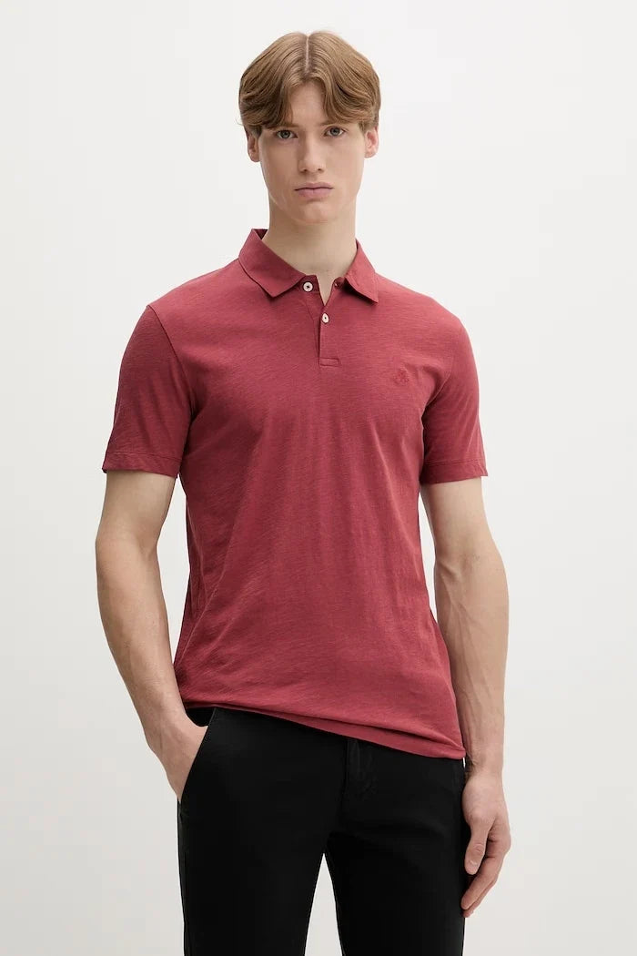 Polo de algodón con cuello para hombre Marc O'Polo