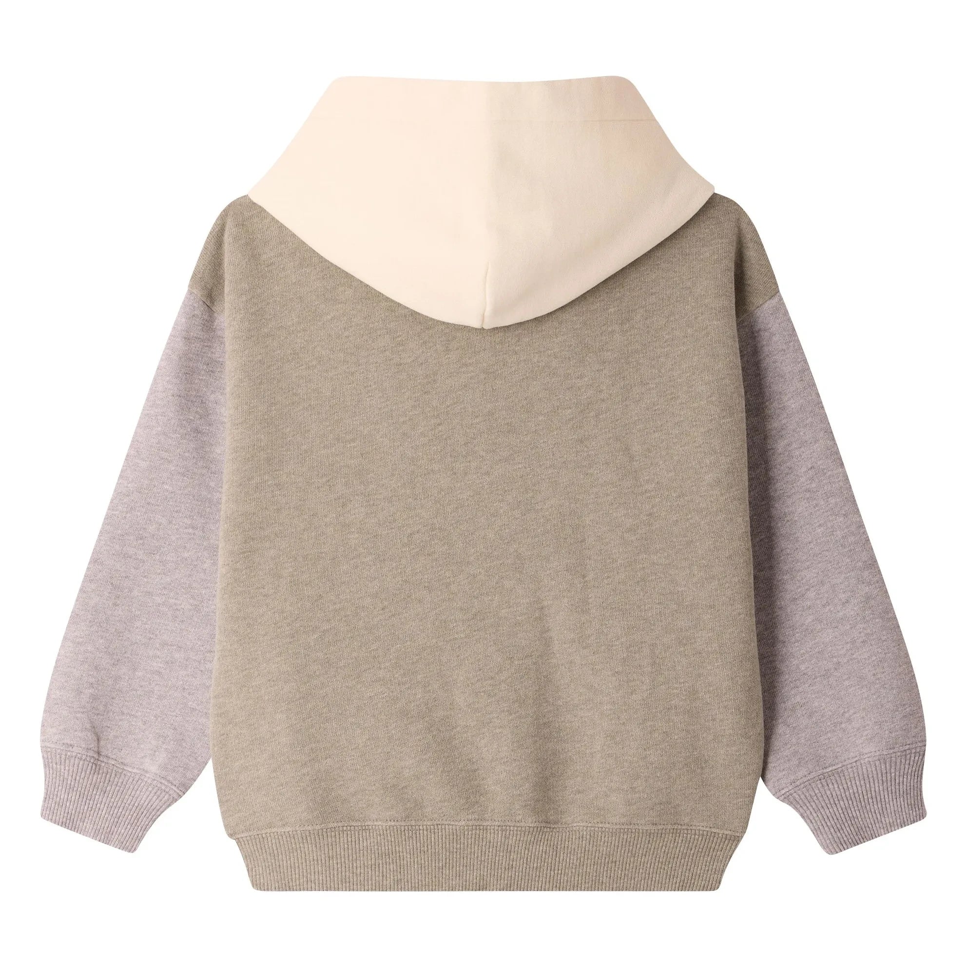 Bonpoint - Sudadera con capucha y cremallera de algodón orgánico Elroy | Caqui