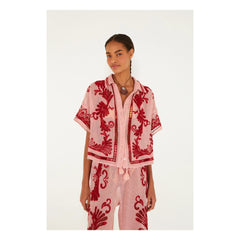 Farm Rio - Blusa arabesca | Rosa
