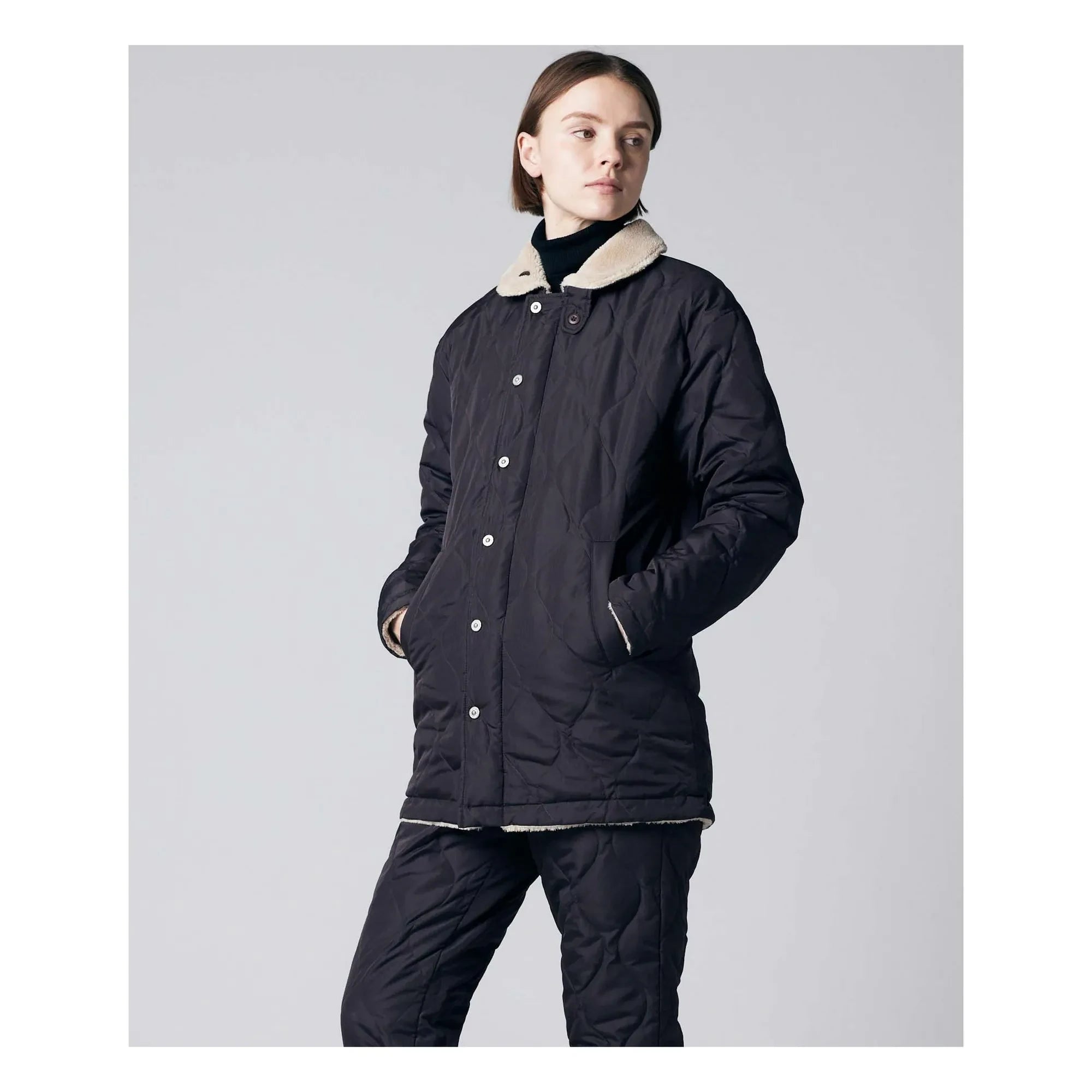 Taion - Chaqueta militar reversible N-1 | Chocolate