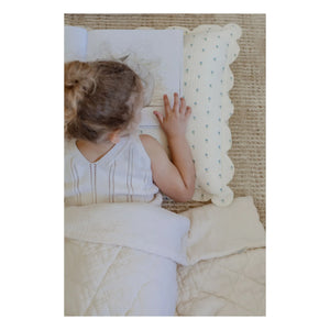 Soft Spot - Fundas de almohada de algodón orgánico Periwinkle - Juego de 2 | Azul