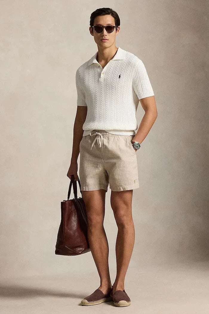Pantalón corto de lino Polo Ralph Lauren para hombre