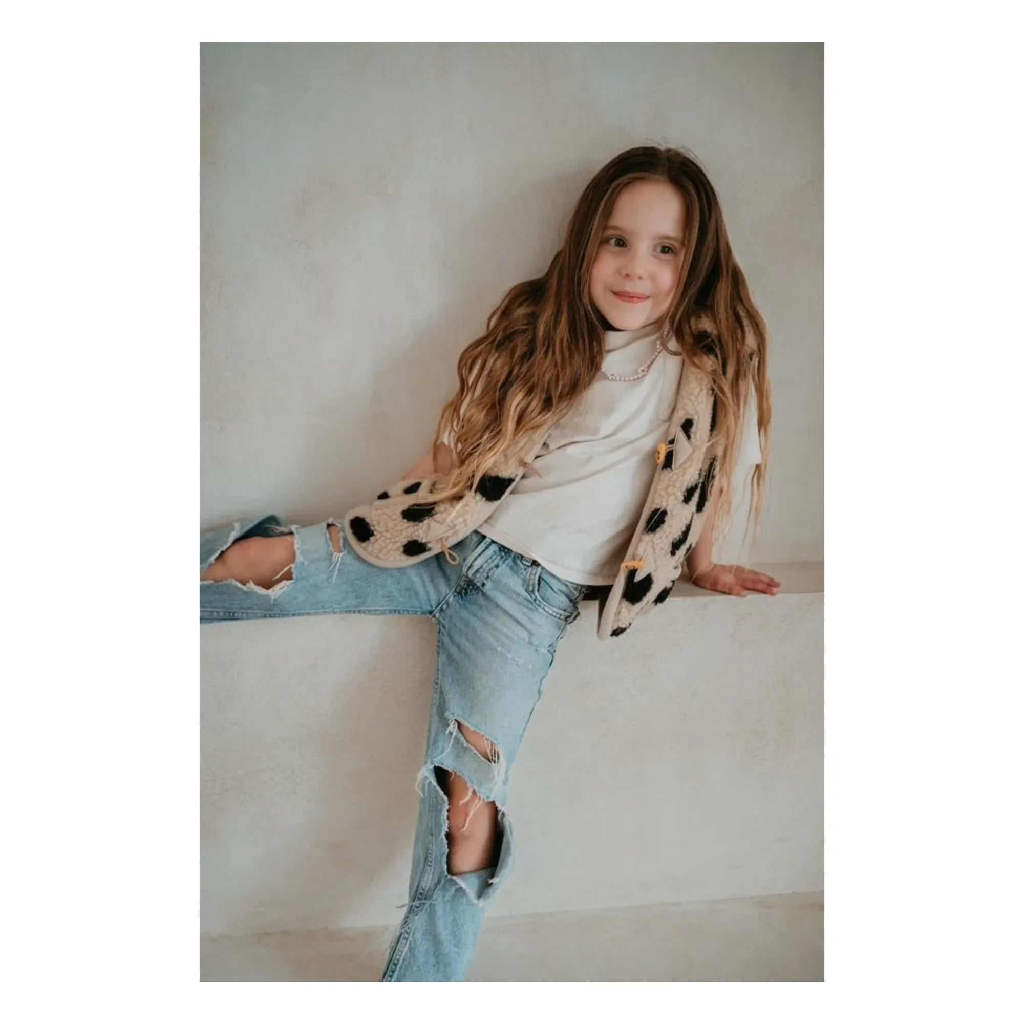Alwero - Chaleco sin mangas Alpen Cheetah | Beige