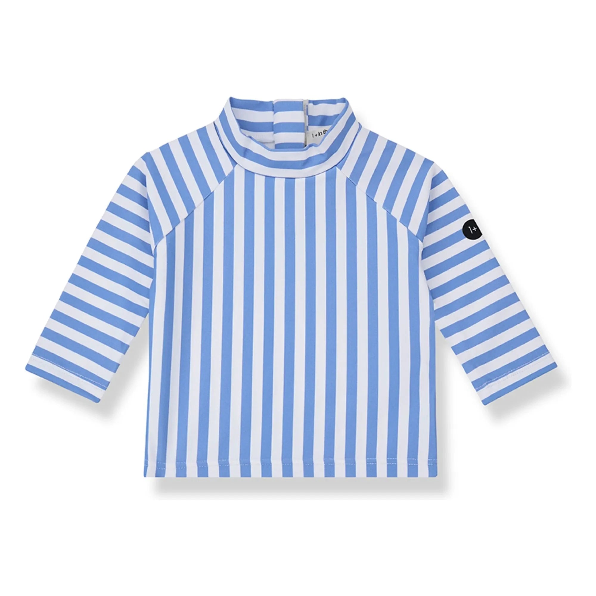 1+ in the family - Camiseta Telmo de rayas con protección UV | Azul claro