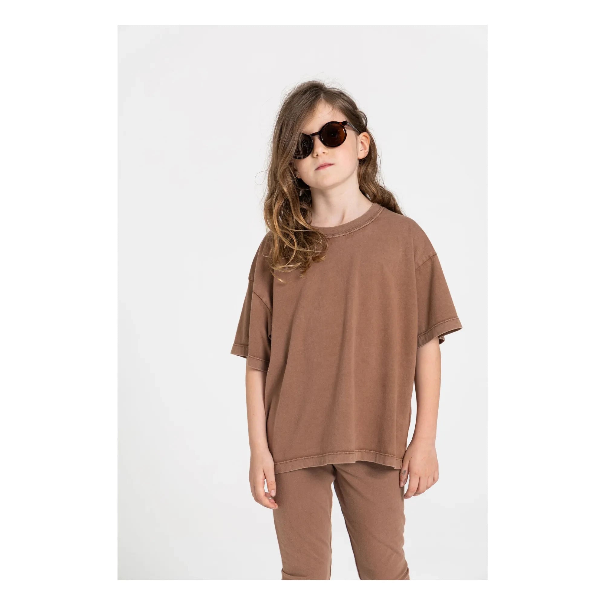 Smallable Kid - Camiseta Liv Algodón orgánico | Marrón