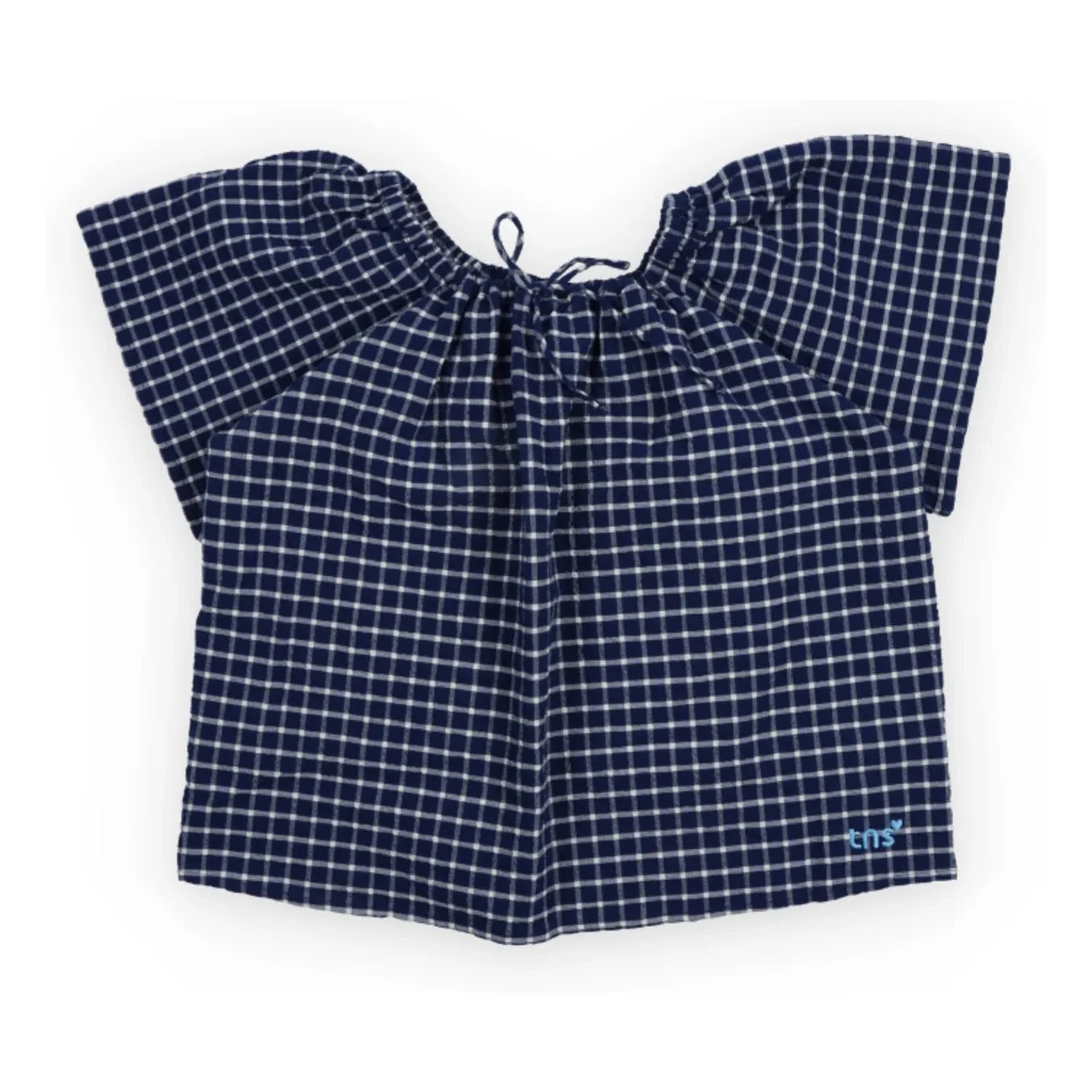 the new society - Blusa Jasmine Kareli | Azul Oscuro