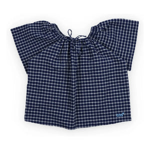 the new society - Blusa Jasmine Kareli | Azul Oscuro