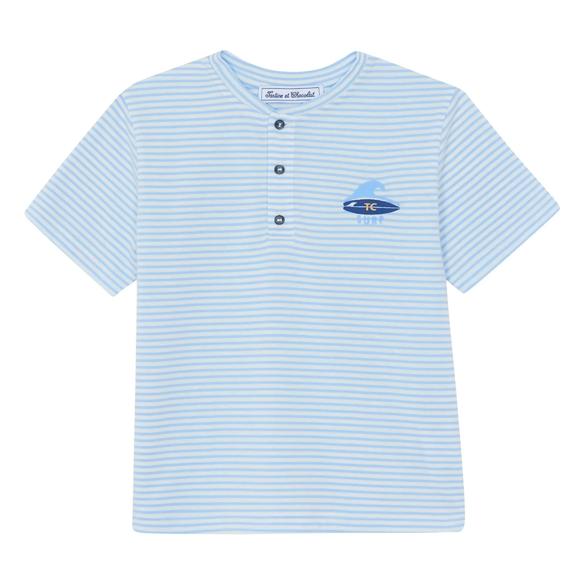 Tartine et Chocolat - Camiseta de surf | Azul claro