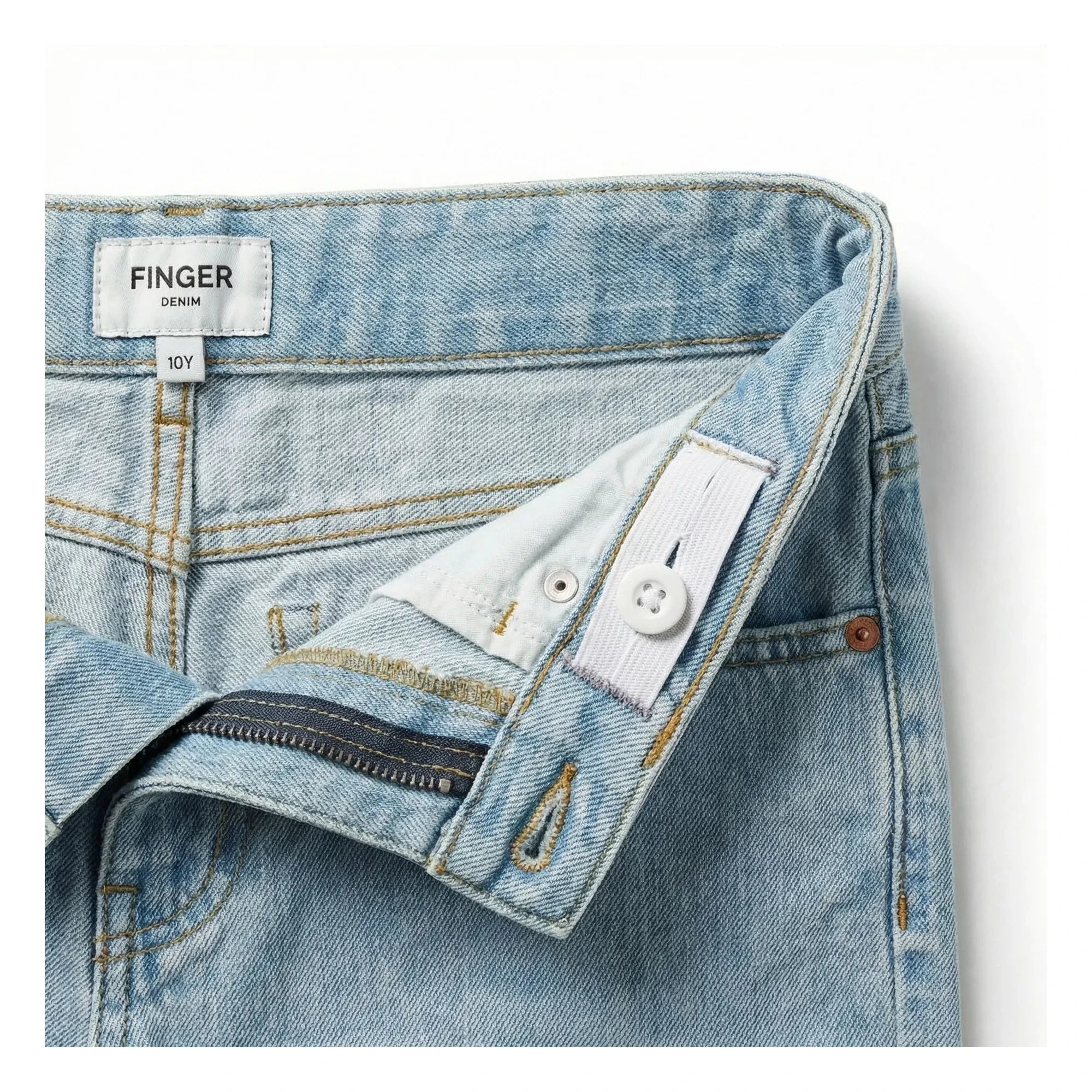 Finger in the nose - Bermuda Denim Dua | Denim claro