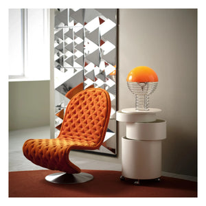 Verpan - Lámpara de mesa Wire - Verner Panton | Naranja