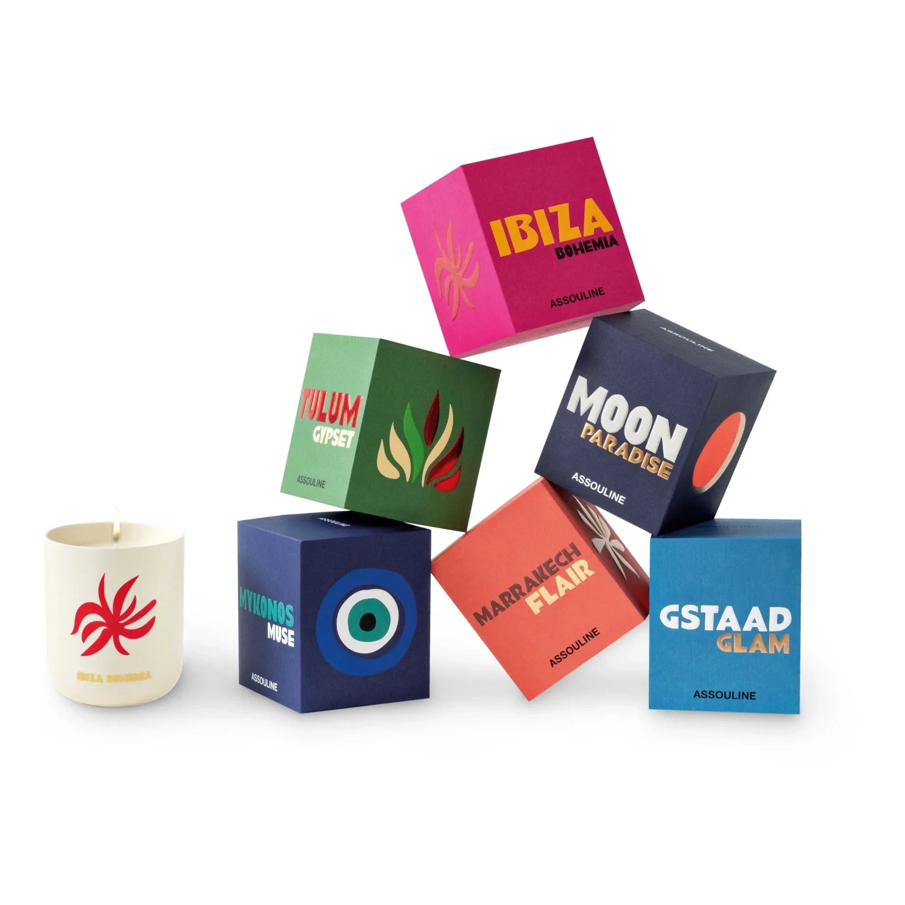 Vela de cerámica Assouline - Marrakech Flair | Naranja