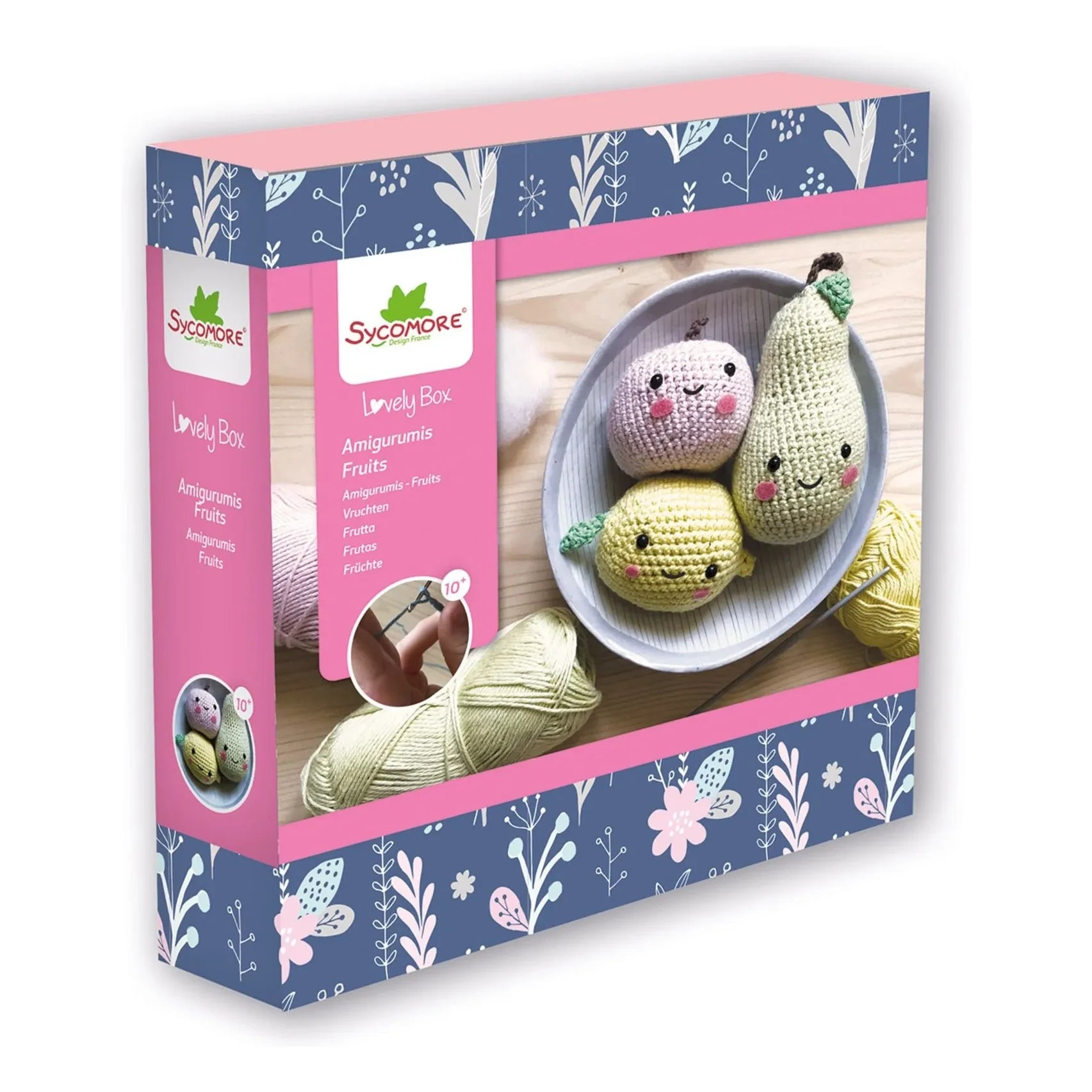 Sycomore - Lovely Box - Kit de ganchillo de frutas amigurumi