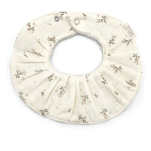 Babyshower - Babero elegante Roseberry | Crudo