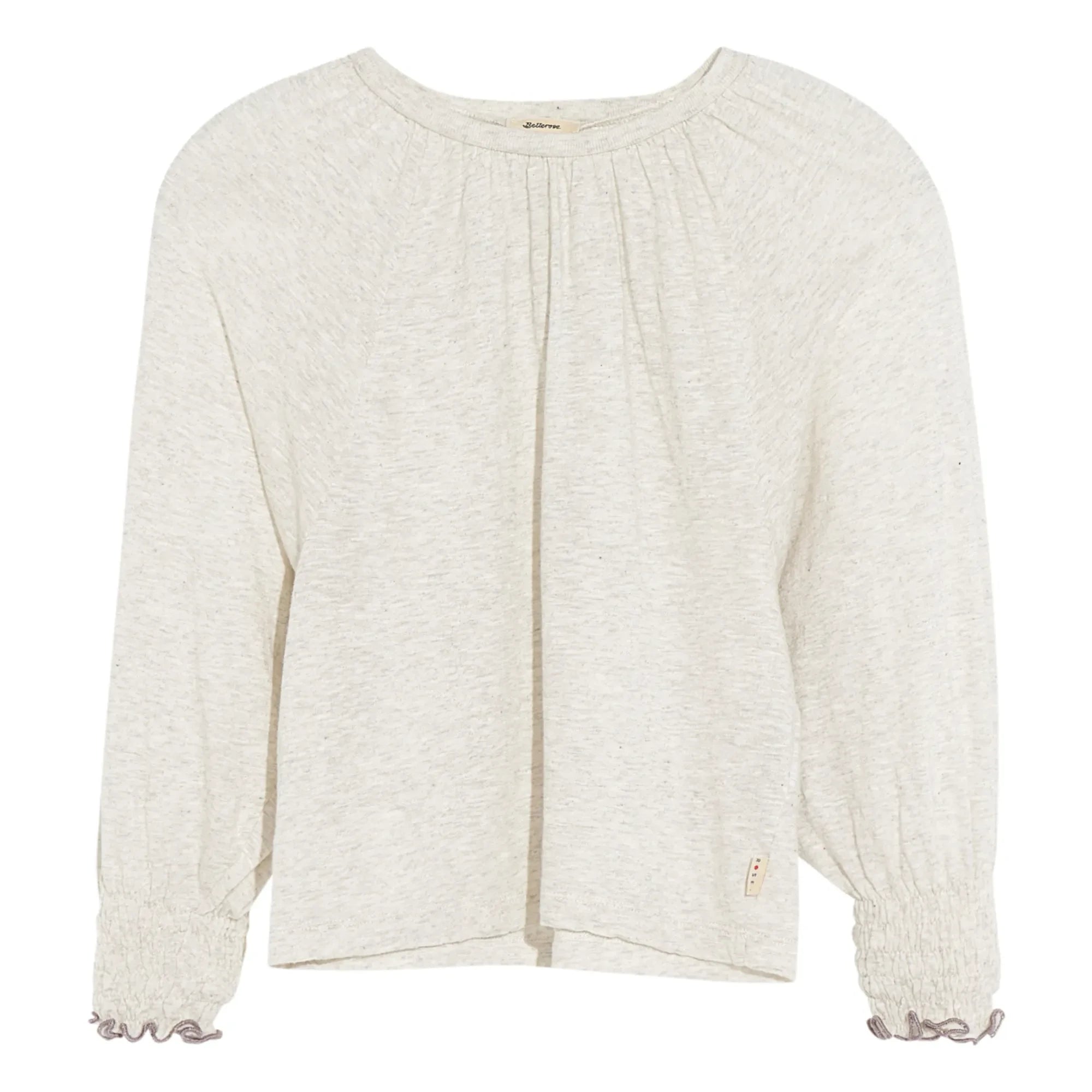 Bellerose - Camiseta Molly de manga larga | Gris Melange
