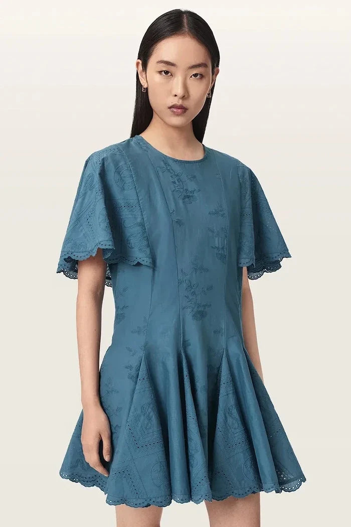AllSaints vestido de algodón CORLA