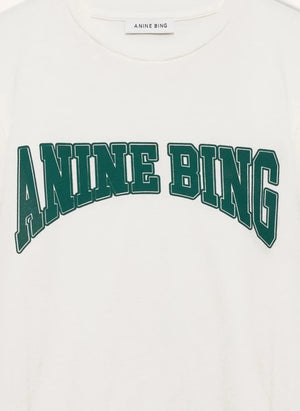 Anine Bing - Shelley Camiseta de Algodón | Ecru