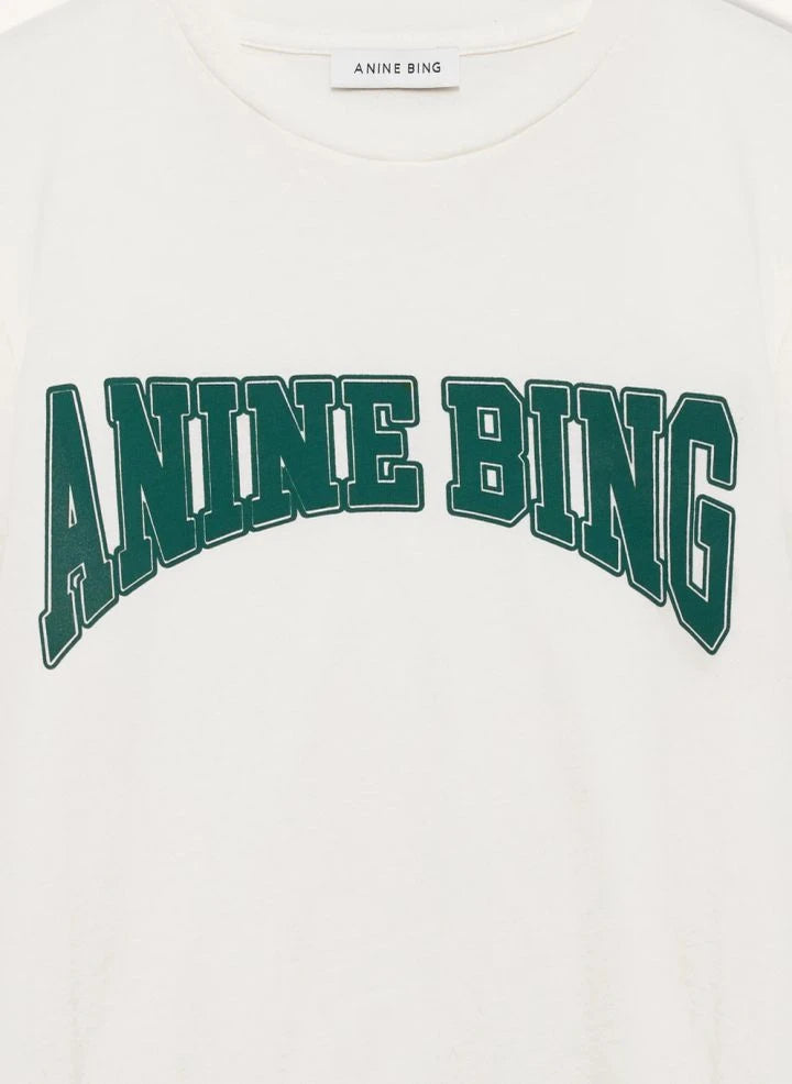 Anine Bing - Shelley Camiseta de Algodón | Ecru