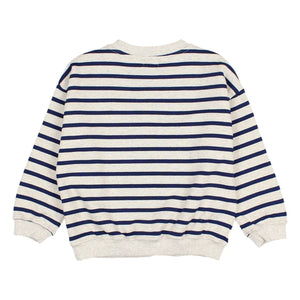 Búho - Sudadera de algodón orgánico Sailor | Azul marino