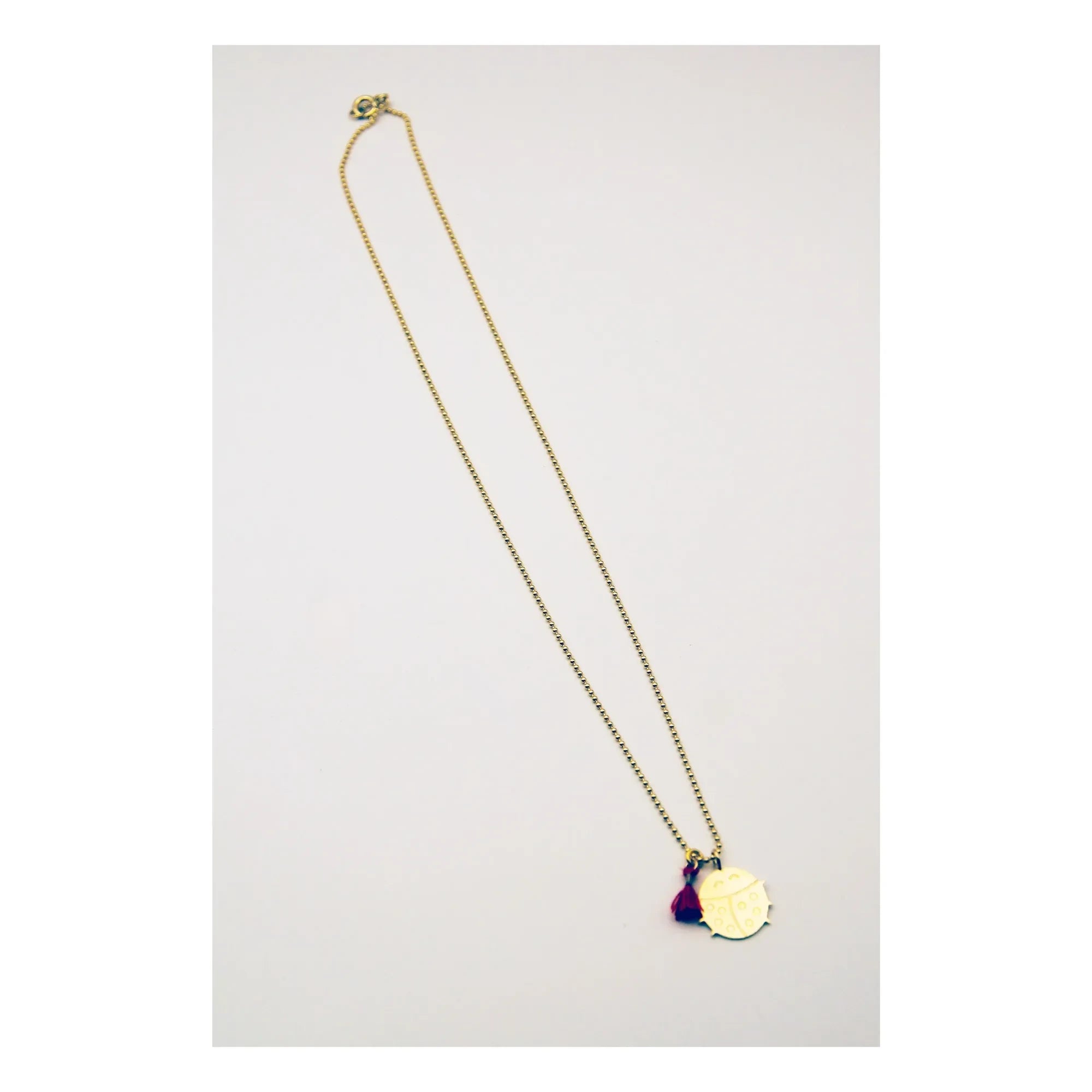 Adorabili - Collar de mariquita | Oro