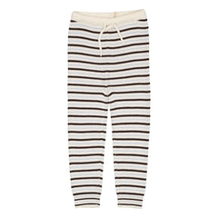 Copenhagen Colors - Leggings de lana merina a rayas | Marrón