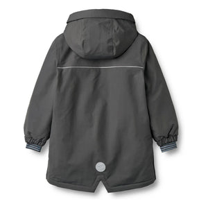 Trigo - Parka de Fibra Reciclada | Negro