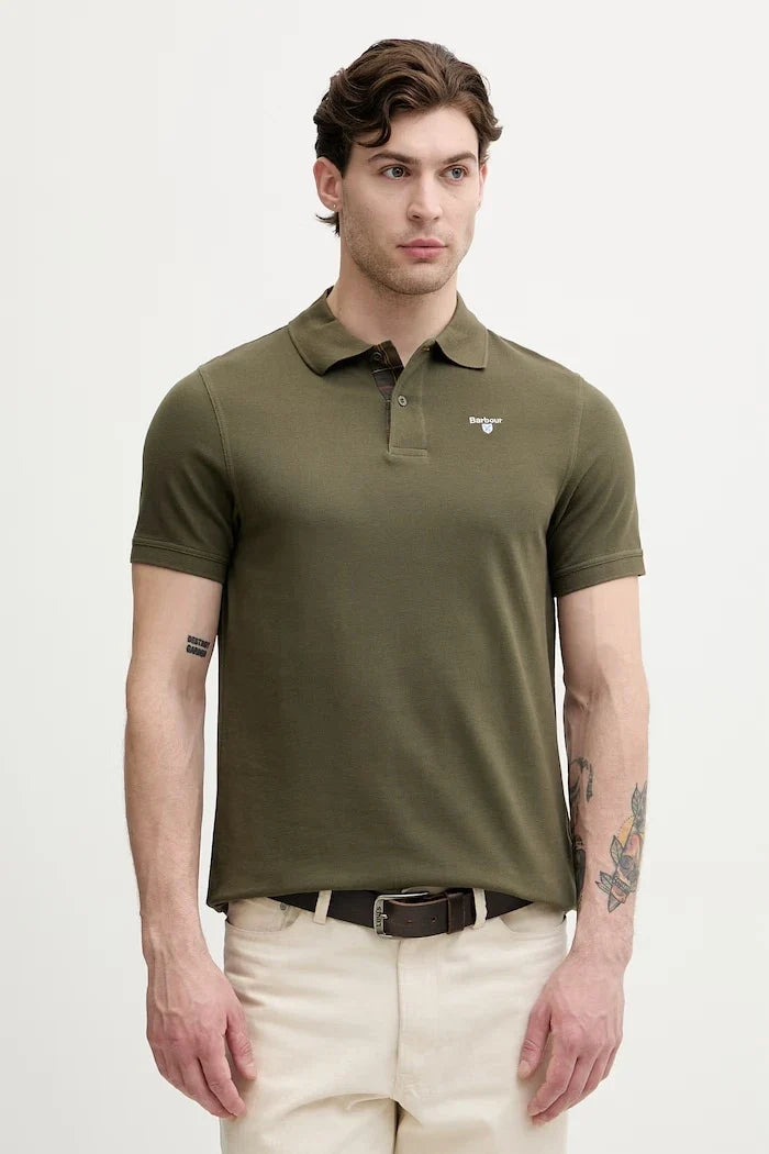 Polo de algodón para hombre Barbour