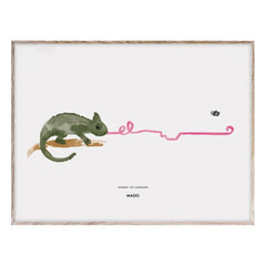Mado - Póster Charlie el Camaleón 40x30 cm