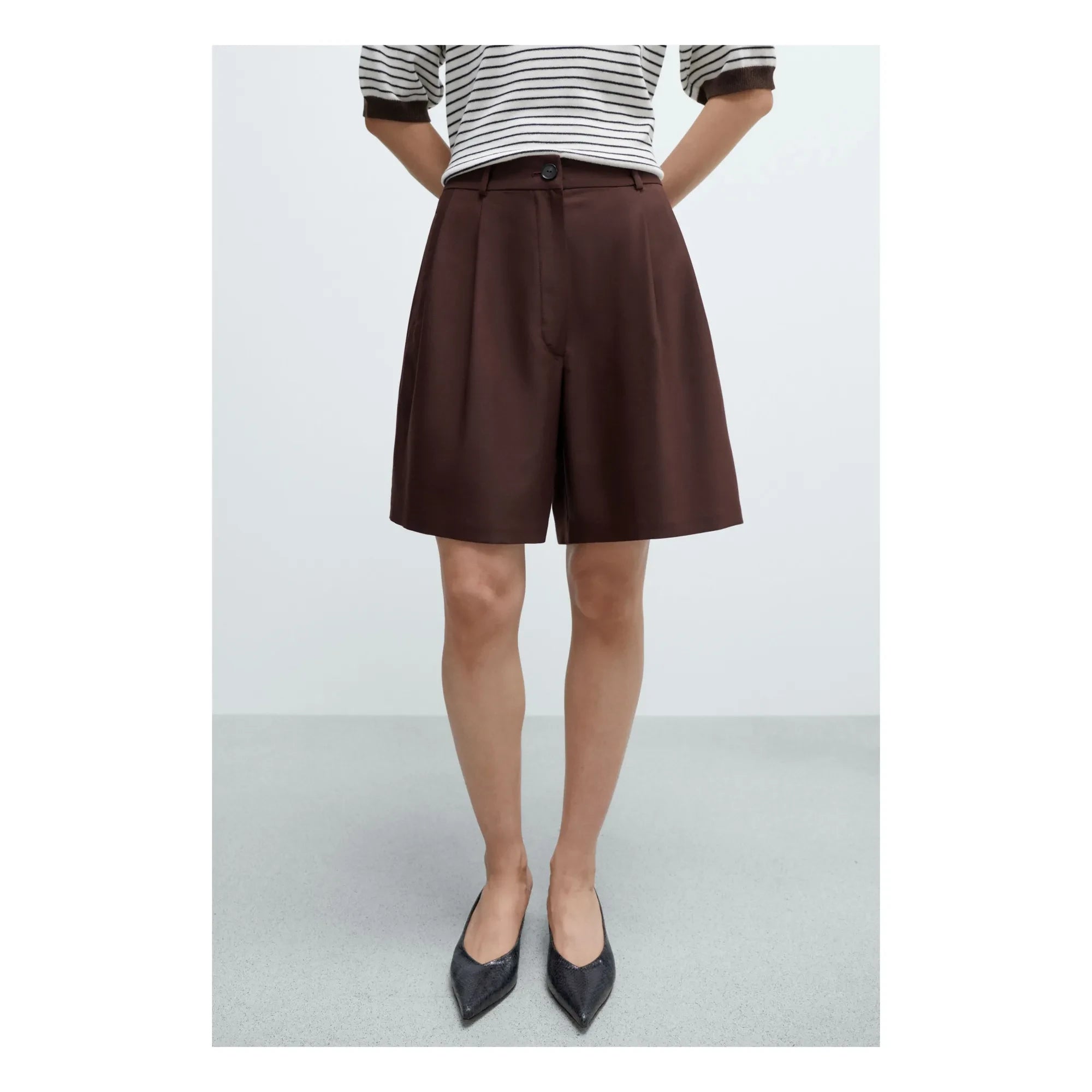 Cordera - Bermudas sastre lana | Burdeos