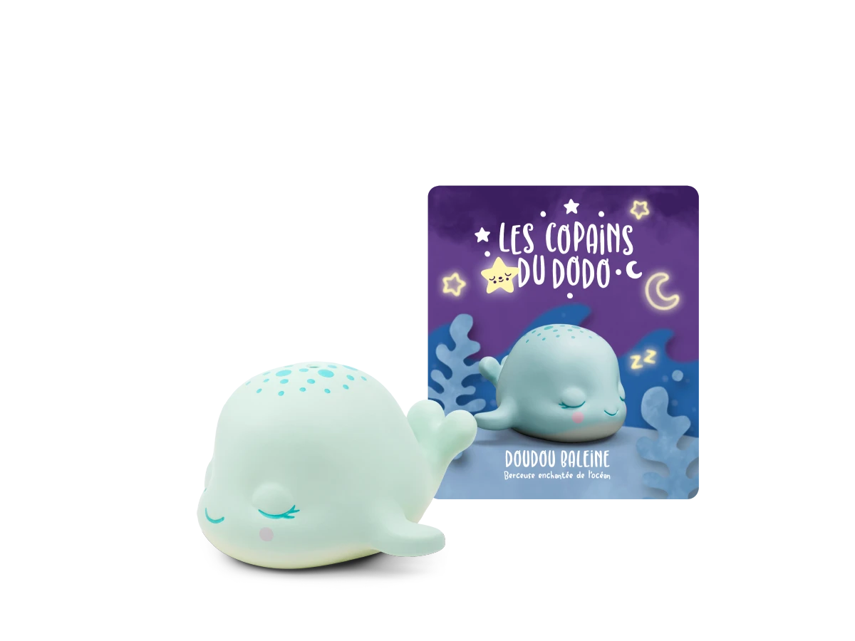 Tonies - Ballena de peluche francesa - Sleepy Friends