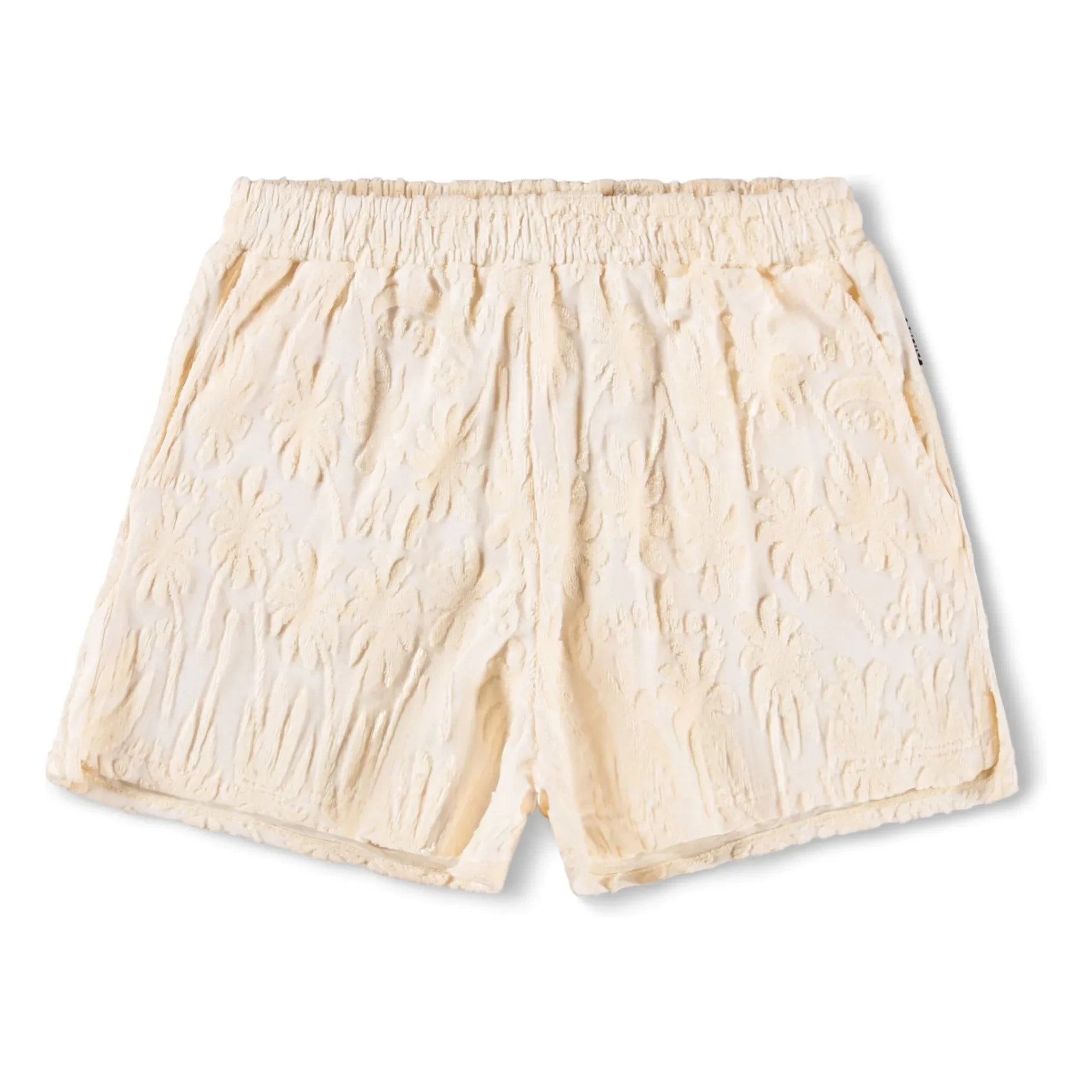 Molo - Angela Palm short de felpa | Crudo