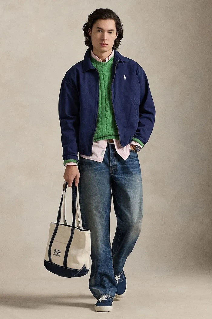 Chaqueta corta de algodón Polo Ralph Lauren para hombre