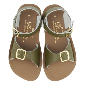 Sandalia de cuero impermeable Salt-Water - Surfer | Caqui
