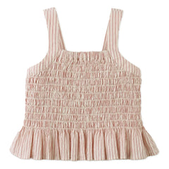 Gingersnaps - Top fruncido Josephine Fleurs | Rojo